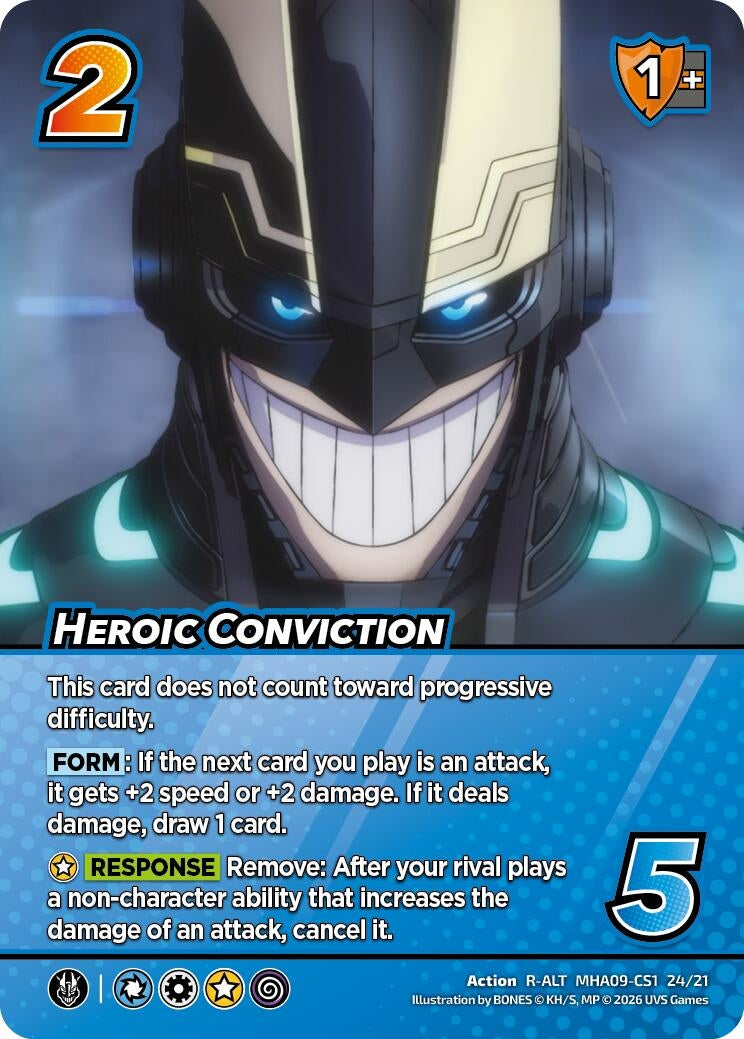 Image for Heroic Conviction (Alternative Art) (MHA09-CS1 3/21) (Challenger Series: My Hero Academia - Final Battle) - UniVersus
