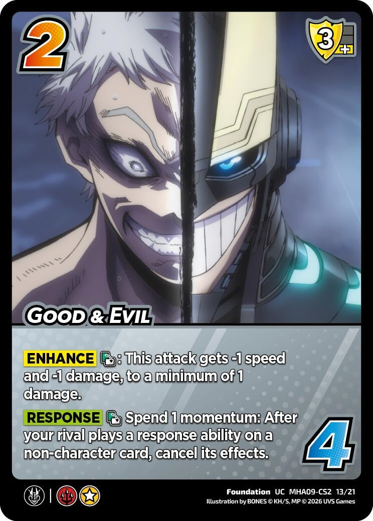 Image for Good & Evil (13/21) (MHA09-CS2 13/21) (Challenger Series: My Hero Academia - Final Battle) - UniVersus