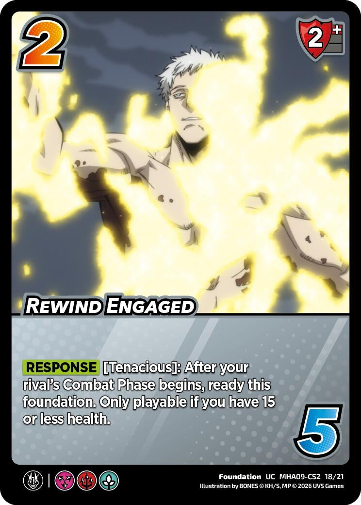 Image for Rewind Engaged (MHA09-CS2 18/21) (Challenger Series: My Hero Academia - Final Battle) - UniVersus
