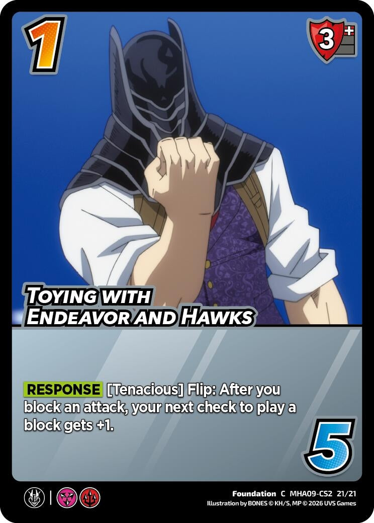 Image for Toying with Endeavor and Hawks (MHA09-CS2 21/21) (Challenger Series: My Hero Academia - Final Battle) - UniVersus