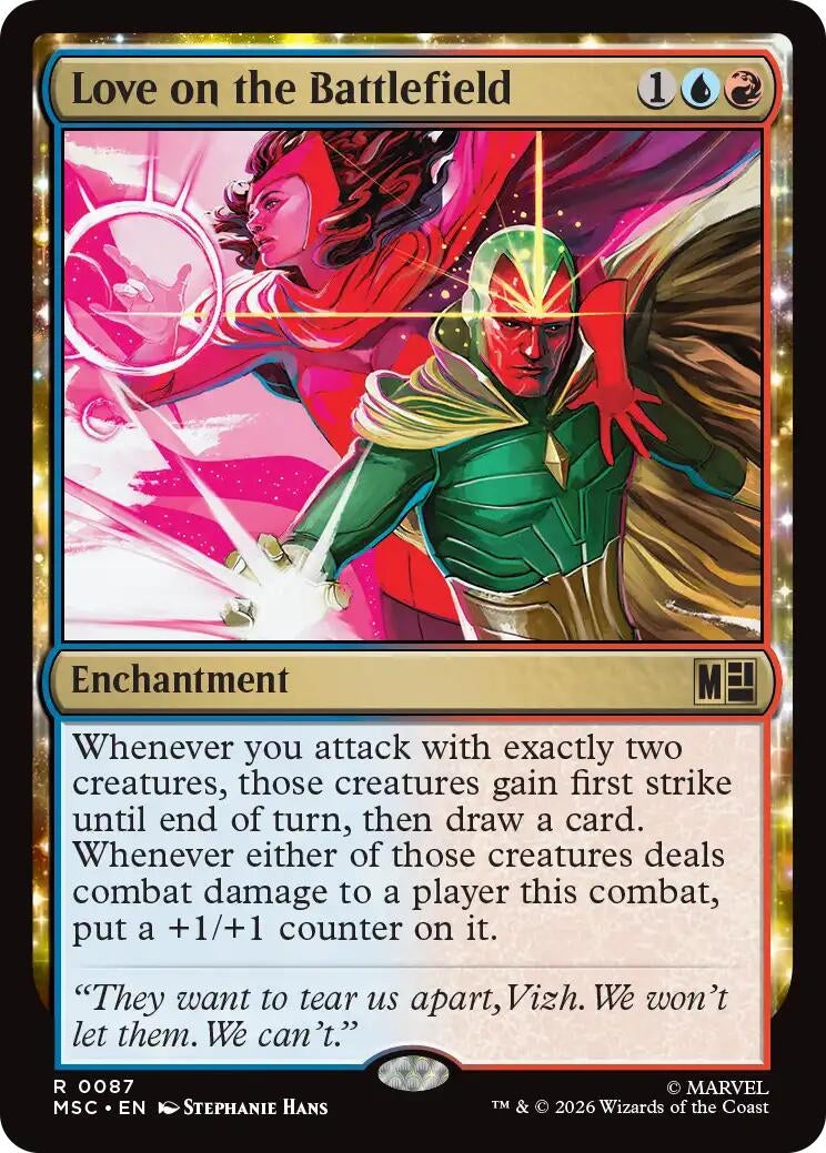 Image for Love on the Battlefield (87) (Commander: Marvel Super Heroes) - Magic: The Gathering