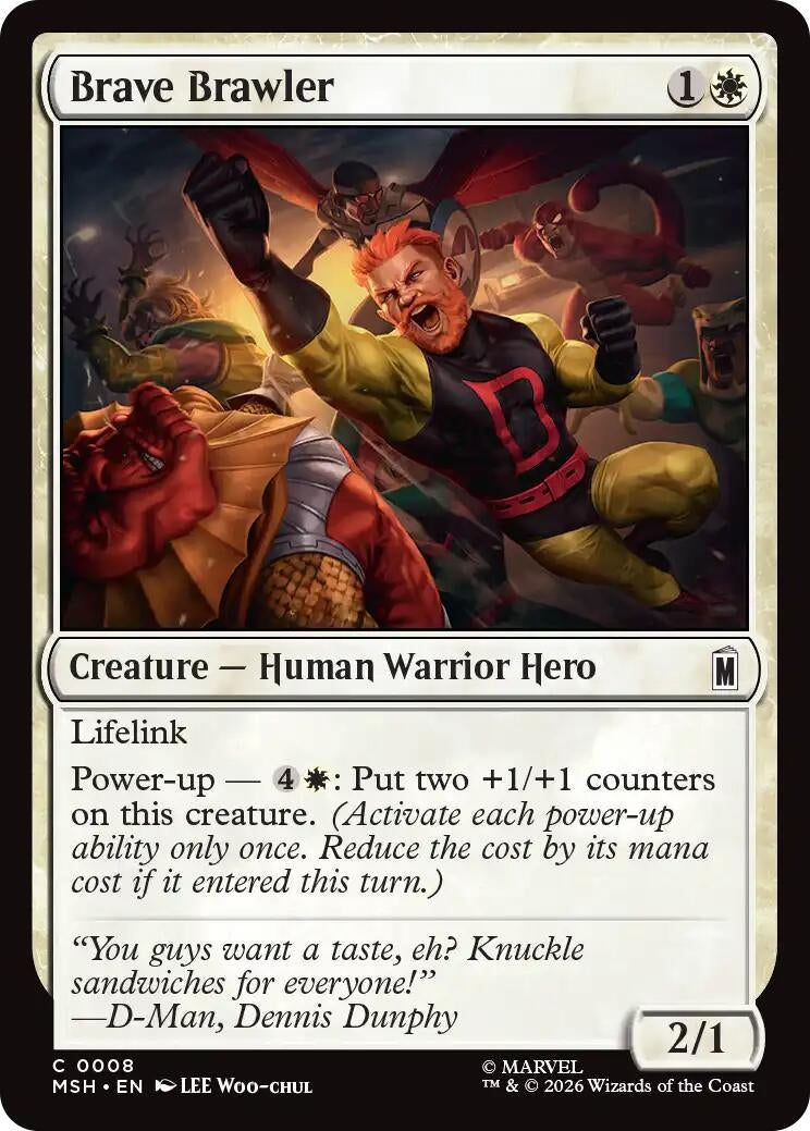 Image for Brave Brawler (8) (Marvel Super Heroes) - Magic: The Gathering