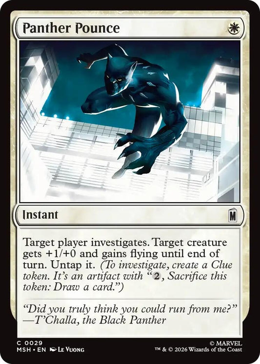 Image for Panther Pounce (29) (Marvel Super Heroes) - Magic: The Gathering