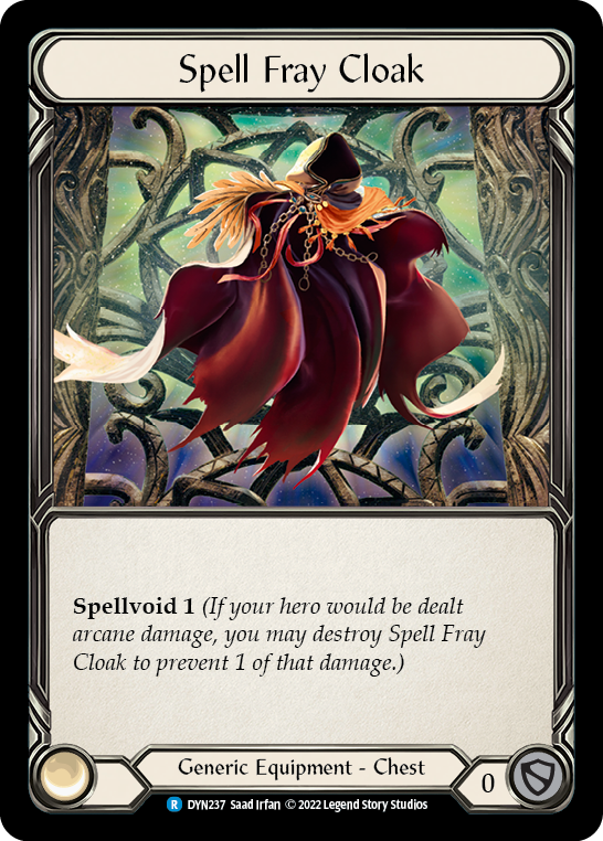 Spell Fray Cloak [DYN237] (Dynasty)  Cold Foil | Red Riot Games CA