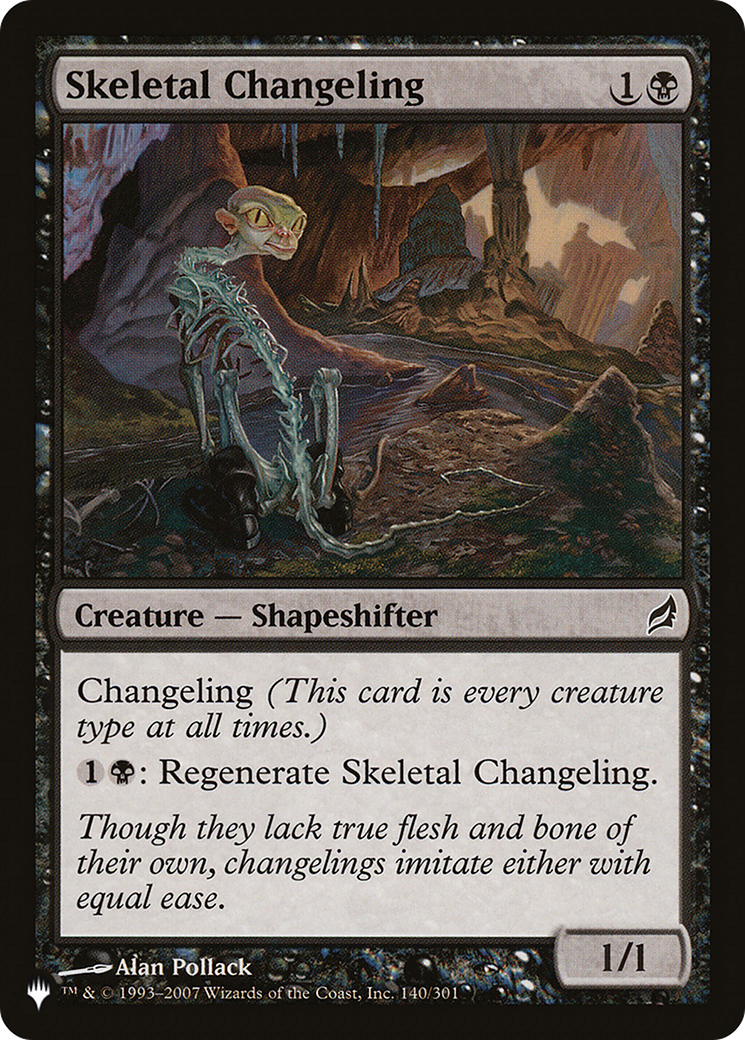 Skeletal Changeling [The List Reprints] | Red Riot Games CA