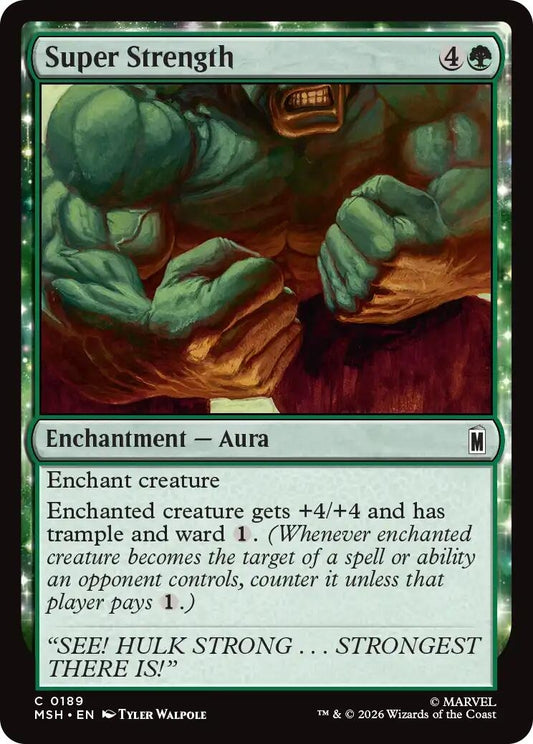 Image for Super Strength (189) (Marvel Super Heroes) - Magic: The Gathering