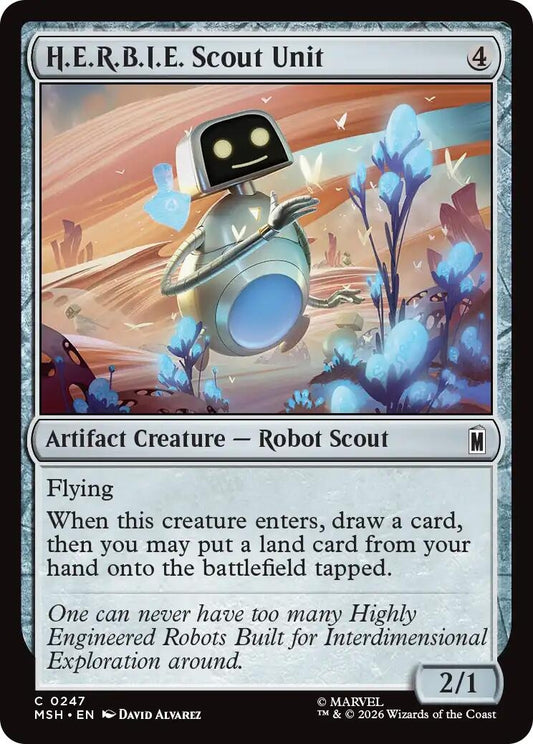 Image for H.E.R.B.I.E. Scout Unit (247) (Marvel Super Heroes) - Magic: The Gathering