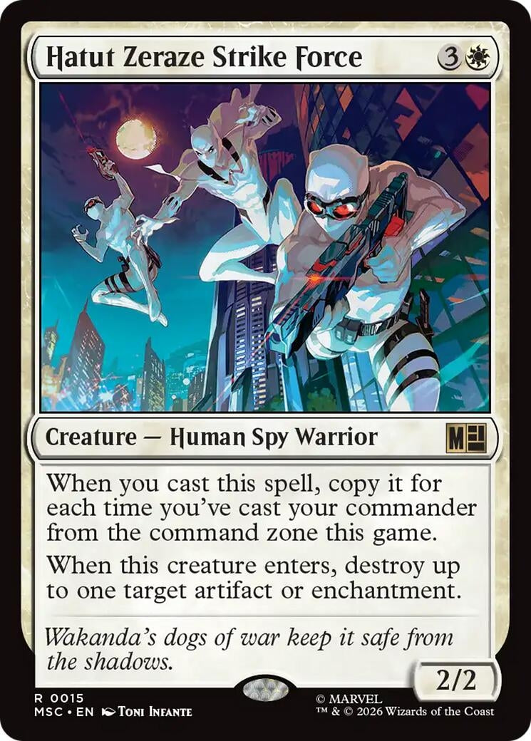 Image for Hatut Zeraze Strike Force (15) (Commander: Marvel Super Heroes) - Magic: The Gathering