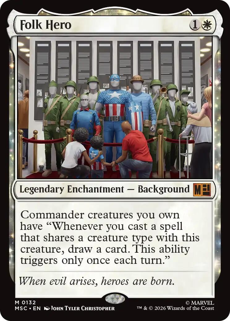 Image for Folk Hero (132) (Commander: Marvel Super Heroes) - Magic: The Gathering