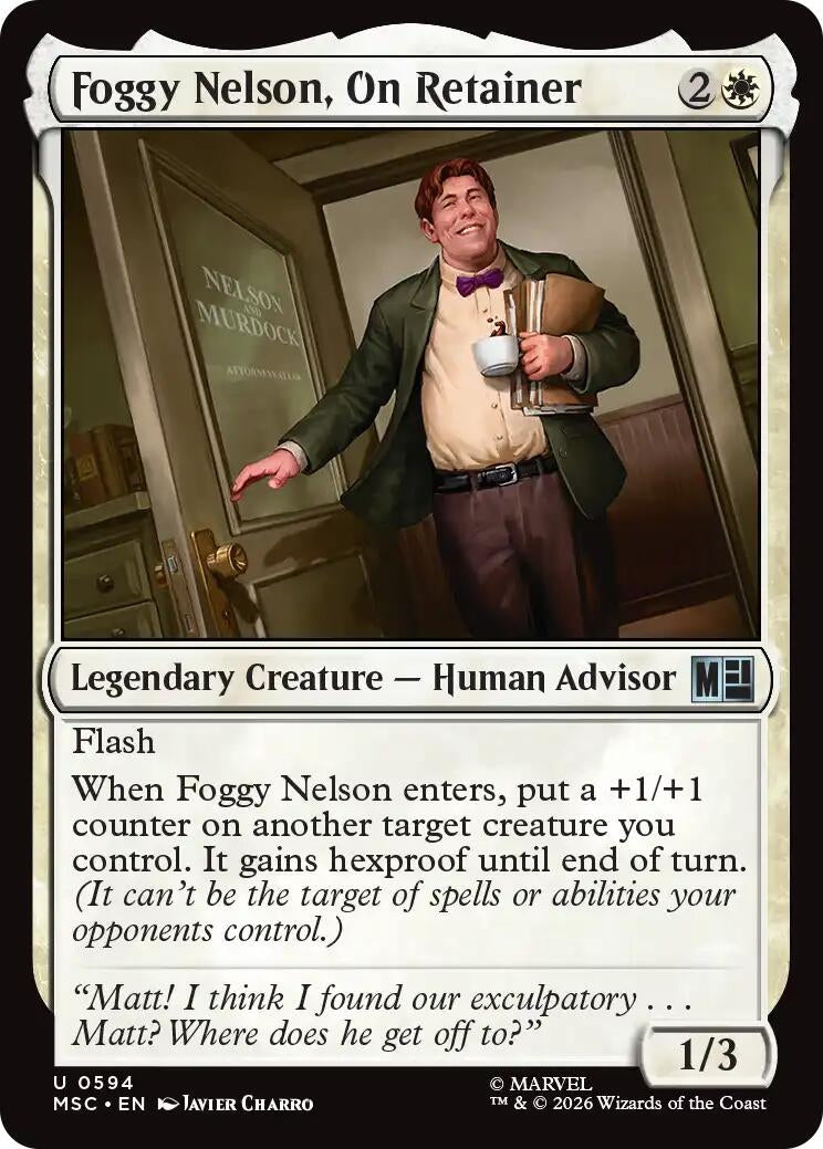 Image for Foggy Nelson, On Retainer (594) (Commander: Marvel Super Heroes) - Magic: The Gathering