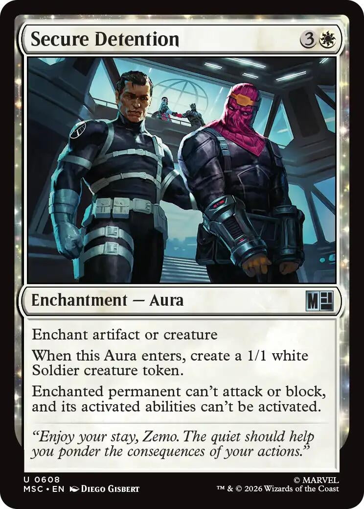 Image for Secure Detention (608) (Commander: Marvel Super Heroes) - Magic: The Gathering