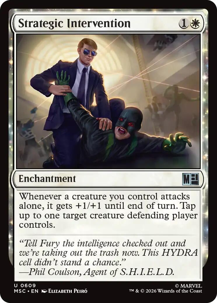Image for Strategic Intervention (609) (Commander: Marvel Super Heroes) - Magic: The Gathering
