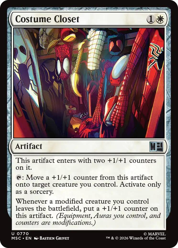 Image for Costume Closet (770) (Commander: Marvel Super Heroes) - Magic: The Gathering