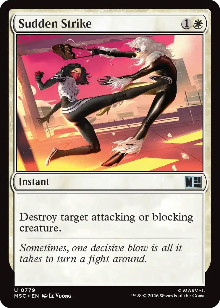 Image for Sudden Strike (779) (Commander: Marvel Super Heroes) - Magic: The Gathering