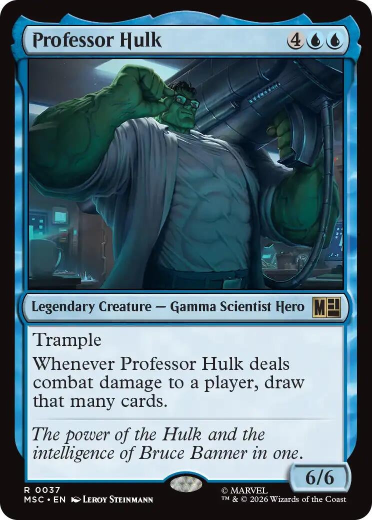 Image for Professor Hulk (37) (Commander: Marvel Super Heroes) - Magic: The Gathering
