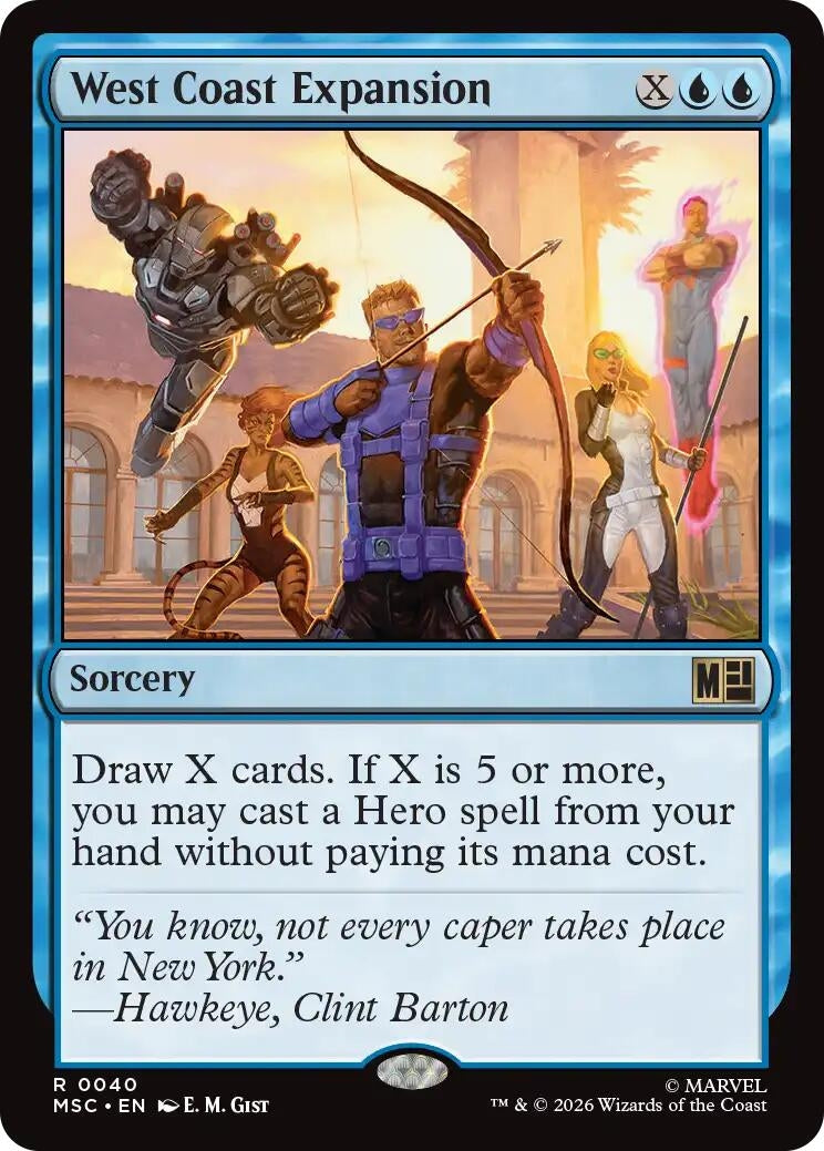 Image for West Coast Expansion (40) (Commander: Marvel Super Heroes) - Magic: The Gathering