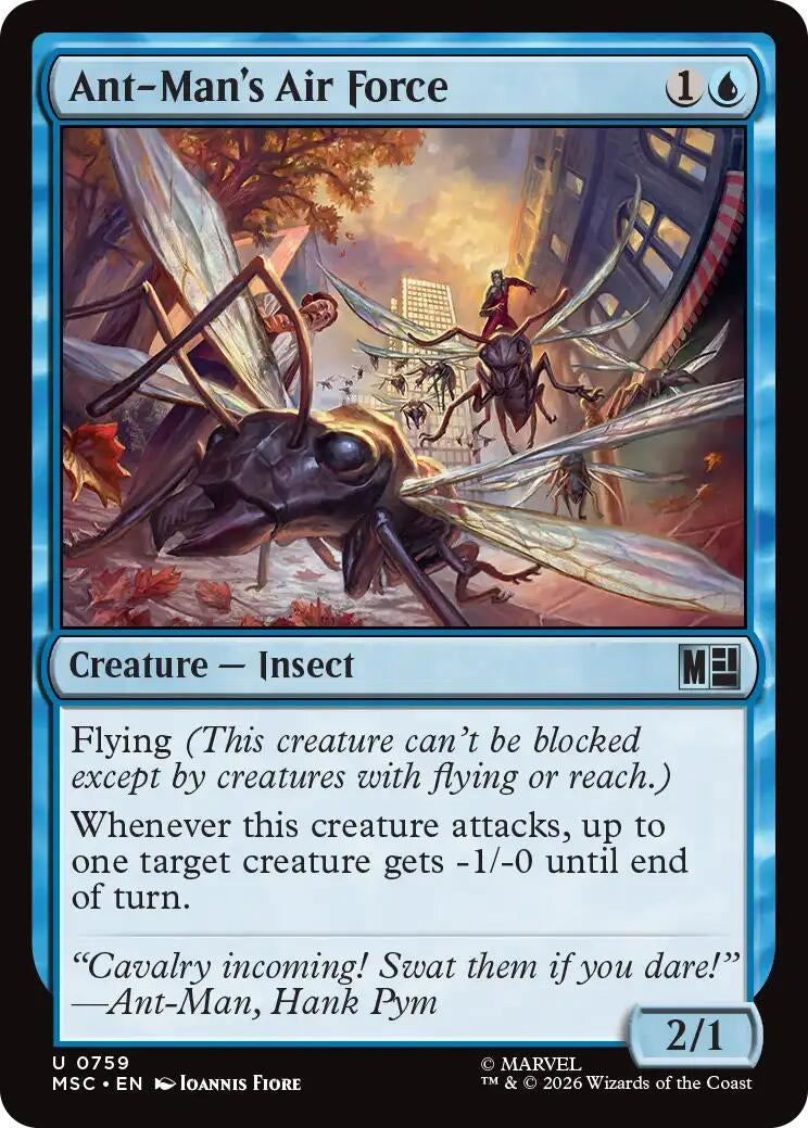 Image for Ant-Man's Air Force (759) (Commander: Marvel Super Heroes) - Magic: The Gathering