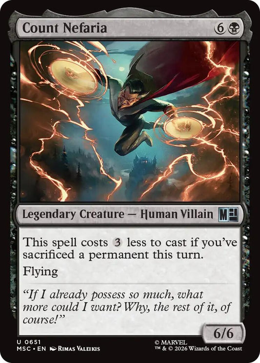 Image for Count Nefaria (651) (Commander: Marvel Super Heroes) - Magic: The Gathering