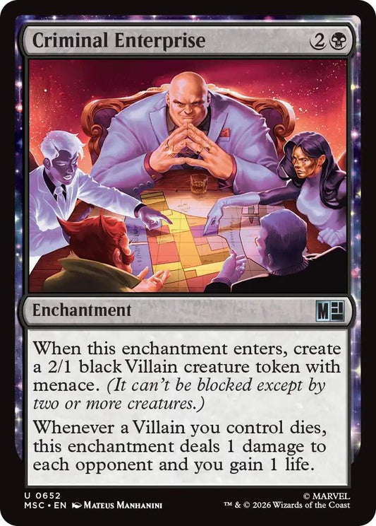 Image for Criminal Enterprise (652) (Commander: Marvel Super Heroes) - Magic: The Gathering