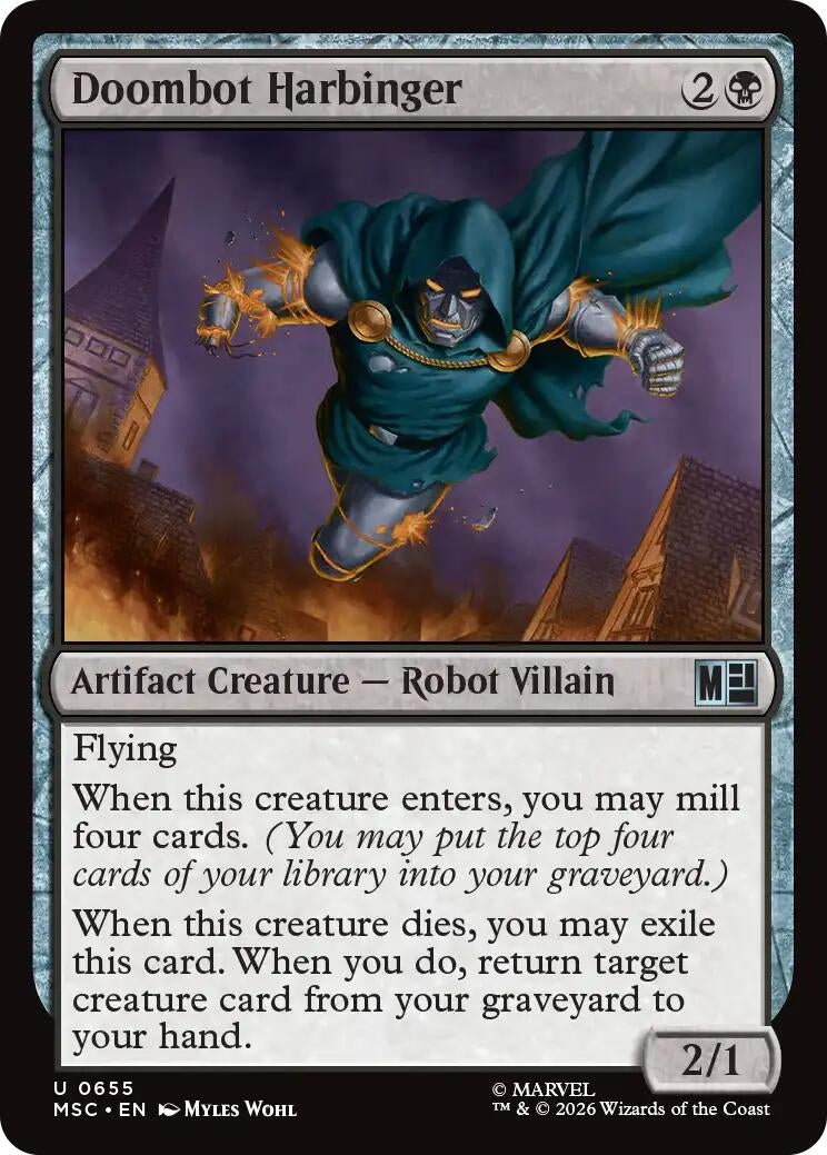 Image for Doombot Harbinger (655) (Commander: Marvel Super Heroes) - Magic: The Gathering