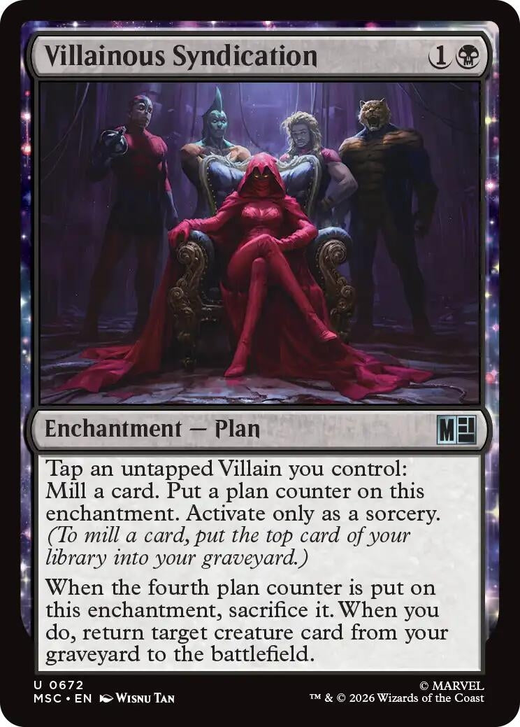 Image for Villainous Syndication (672) (Commander: Marvel Super Heroes) - Magic: The Gathering
