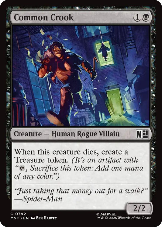 Image for Common Crook (792) (Commander: Marvel Super Heroes) - Magic: The Gathering