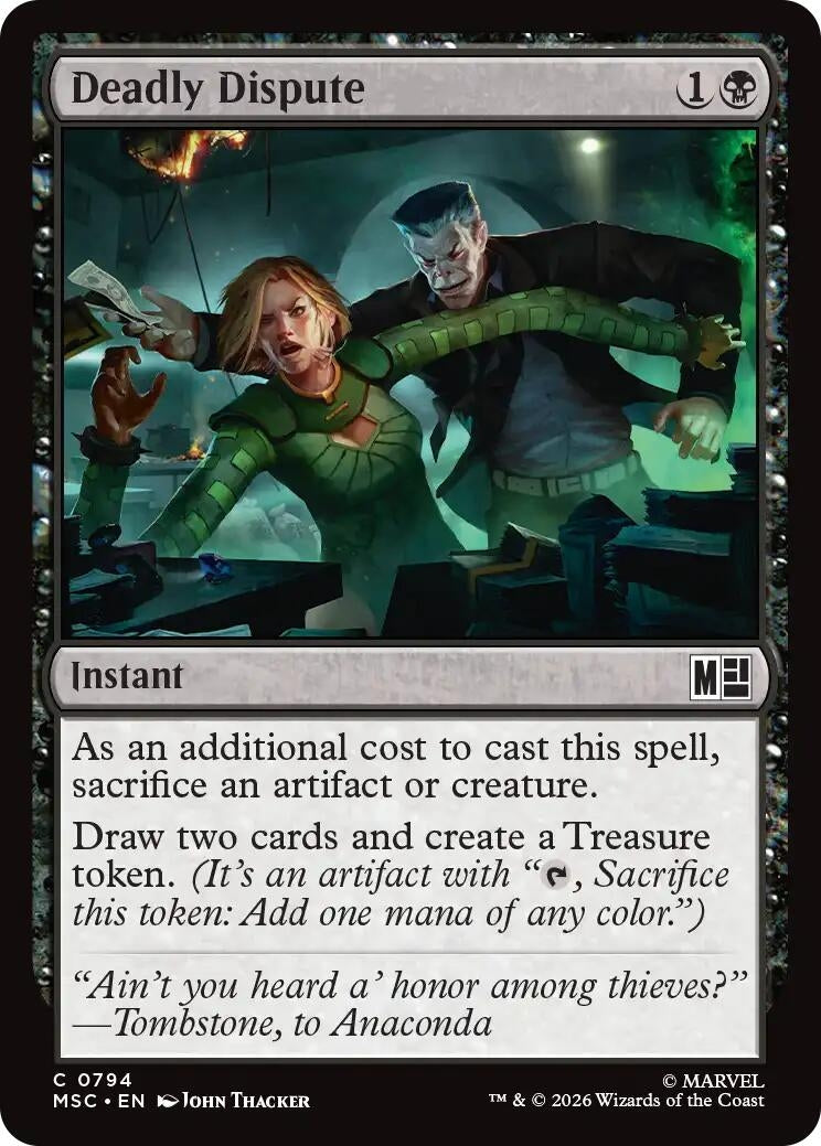 Image for Deadly Dispute (794) (Commander: Marvel Super Heroes) - Magic: The Gathering