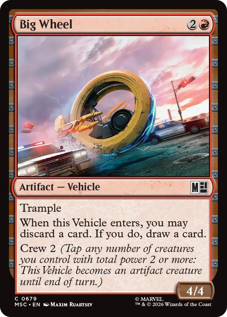 Image for Big Wheel (679) (Commander: Marvel Super Heroes) - Magic: The Gathering