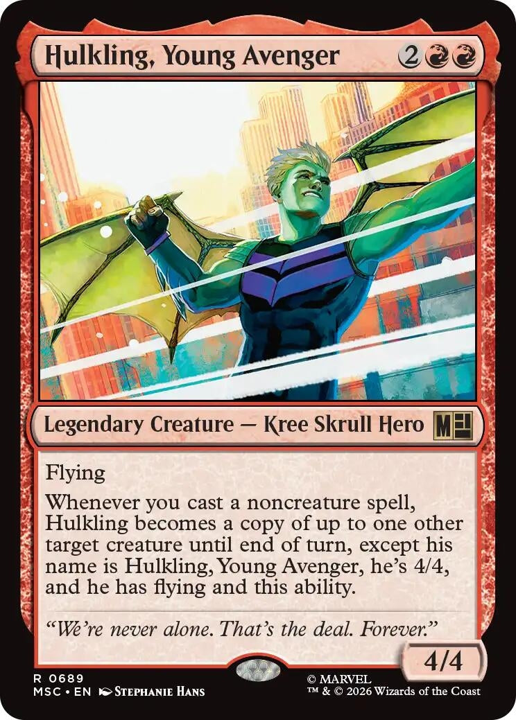 Image for Hulkling, Young Avenger (689) (Commander: Marvel Super Heroes) - Magic: The Gathering