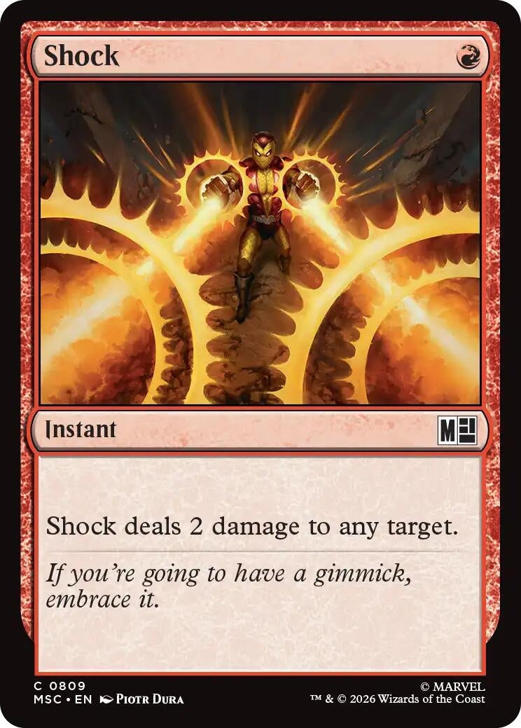 Image for Shock (809) (Commander: Marvel Super Heroes) - Magic: The Gathering