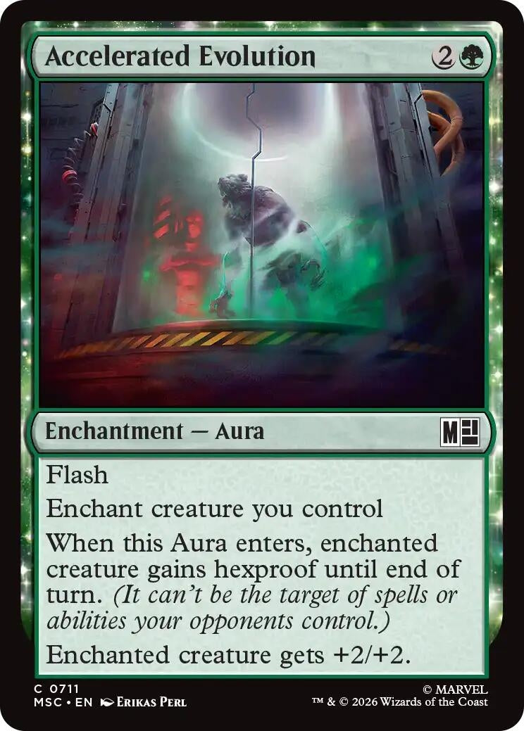 Image for Accelerated Evolution (711) (Commander: Marvel Super Heroes) - Magic: The Gathering
