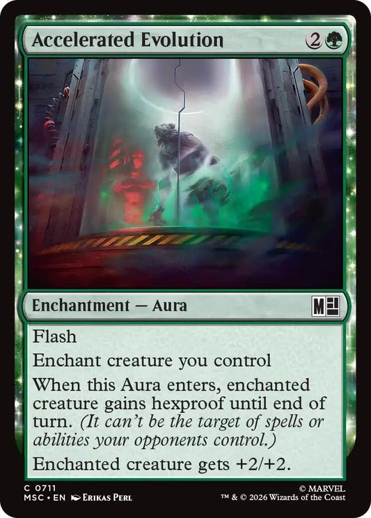 Image for Accelerated Evolution (711) (Commander: Marvel Super Heroes) - Magic: The Gathering
