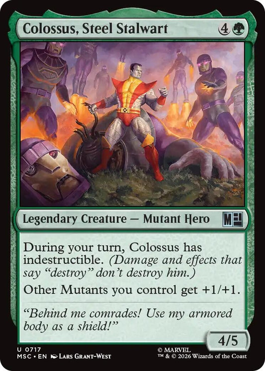 Image for Colossus, Steel Stalwart (717) (Commander: Marvel Super Heroes) - Magic: The Gathering