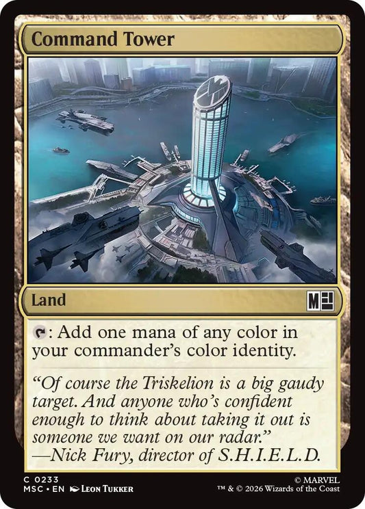 Image for Command Tower (0233) (233) (Commander: Marvel Super Heroes) - Magic: The Gathering