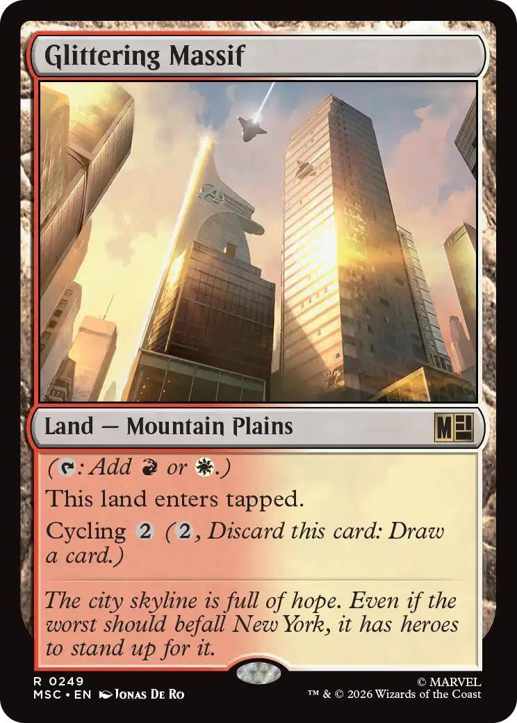 Image for Glittering Massif (249) (Commander: Marvel Super Heroes) - Magic: The Gathering