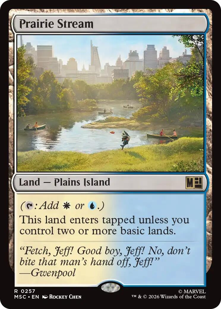 Image for Prairie Stream (257) (Commander: Marvel Super Heroes) - Magic: The Gathering