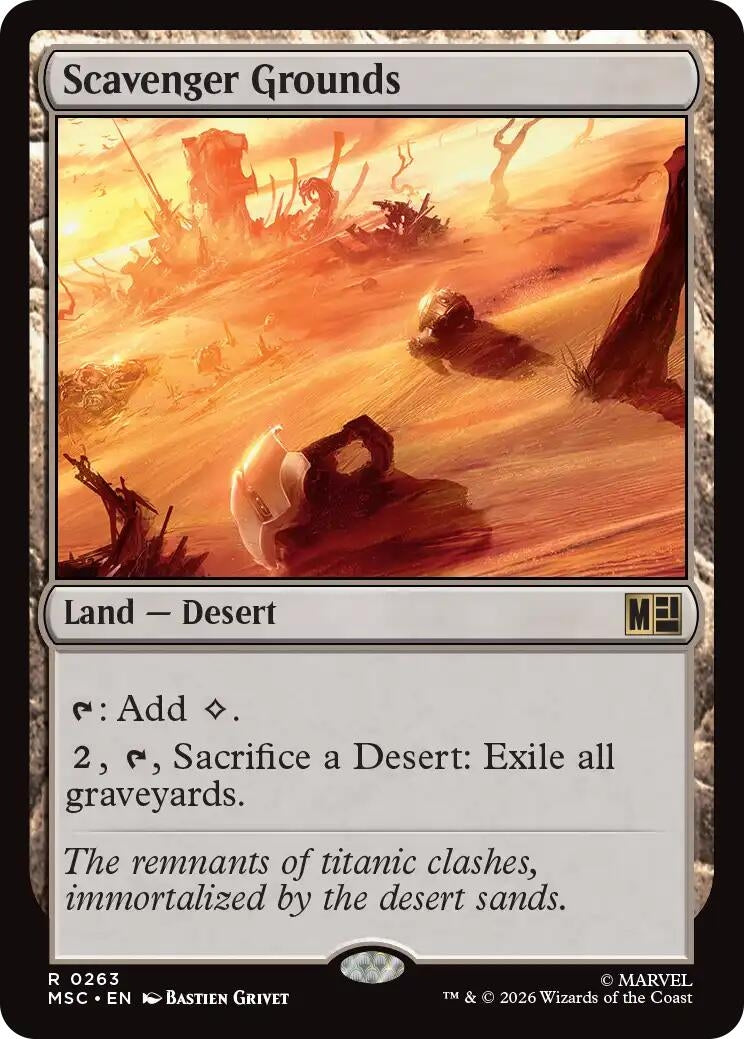 Image for Scavenger Grounds (263) (Commander: Marvel Super Heroes) - Magic: The Gathering