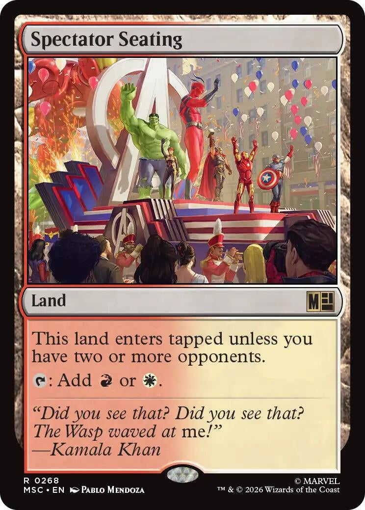 Image for Spectator Seating (268) (Commander: Marvel Super Heroes) - Magic: The Gathering