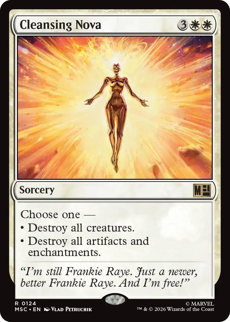 Image for Cleansing Nova (124) (Commander: Marvel Super Heroes) - Magic: The Gathering