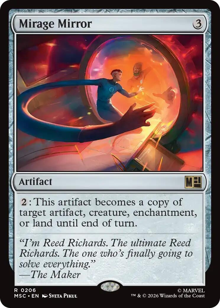 Image for Mirage Mirror (206) (Commander: Marvel Super Heroes) - Magic: The Gathering