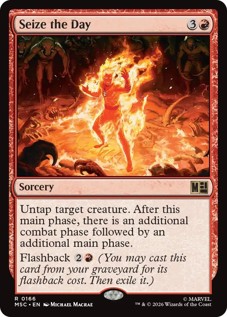Image for Seize the Day (166) (Commander: Marvel Super Heroes) - Magic: The Gathering