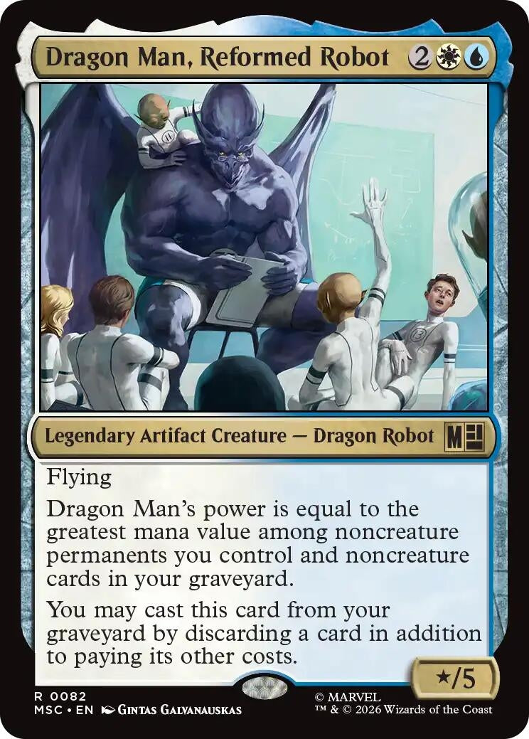 Image for Dragon Man, Reformed Robot (82) (Commander: Marvel Super Heroes) - Magic: The Gathering