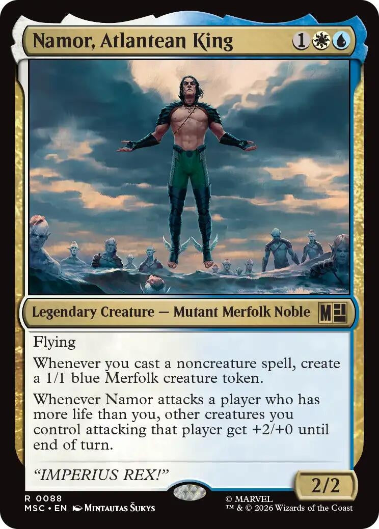 Image for Namor, Atlantean King (88) (Commander: Marvel Super Heroes) - Magic: The Gathering