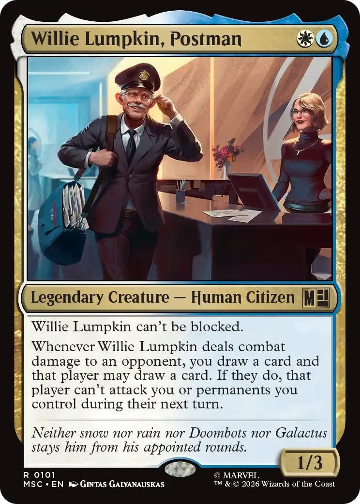 Image for Willie Lumpkin, Postman (101) (Commander: Marvel Super Heroes) - Magic: The Gathering