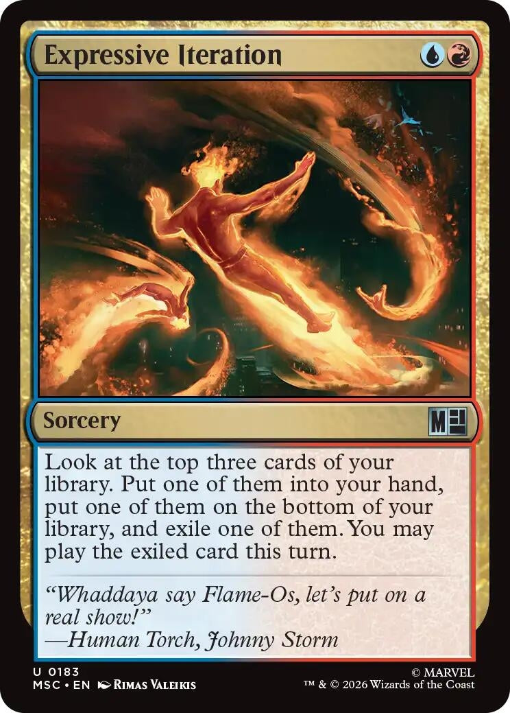 Image for Expressive Iteration (183) (Commander: Marvel Super Heroes) - Magic: The Gathering