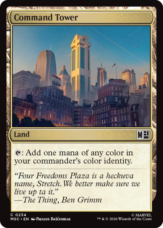 Image for Command Tower (0234) (234) (Commander: Marvel Super Heroes) - Magic: The Gathering
