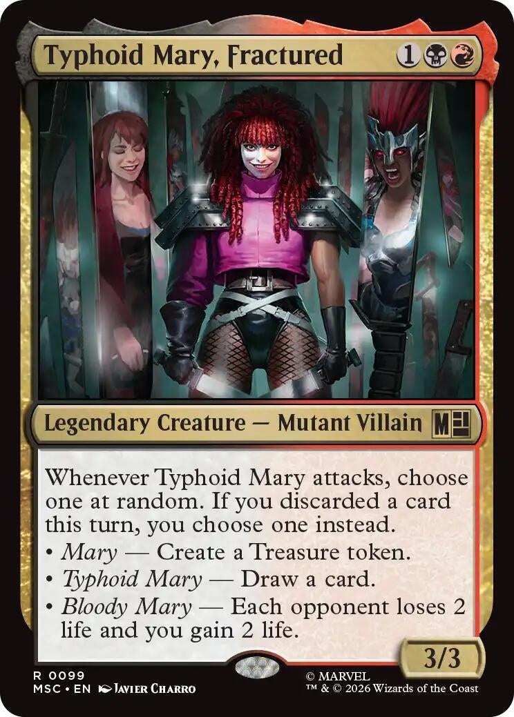 Image for Typhoid Mary, Fractured (99) (Commander: Marvel Super Heroes) - Magic: The Gathering