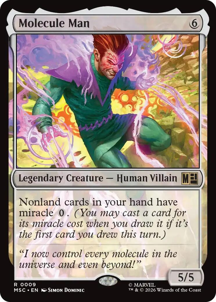 Image for Molecule Man (Surge Foil) (9) (Commander: Marvel Super Heroes) - Magic: The Gathering