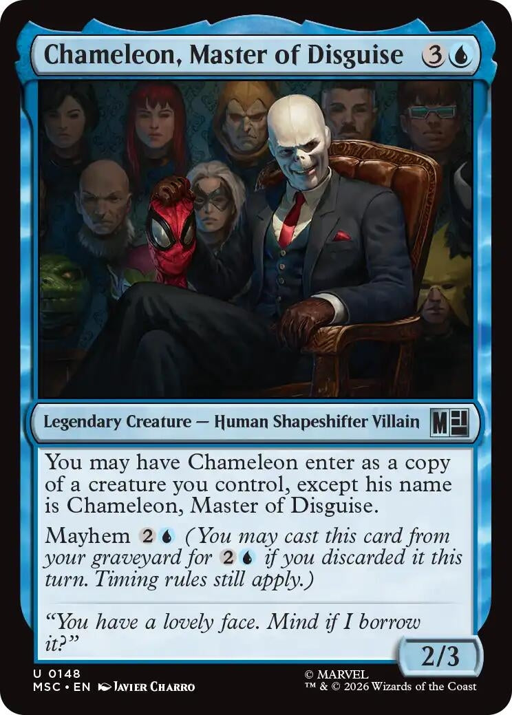 Image for Chameleon, Master of Disguise (148) (Commander: Marvel Super Heroes) - Magic: The Gathering