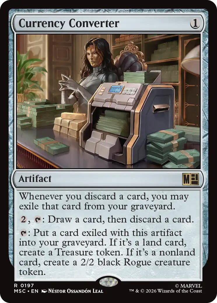 Image for Currency Converter (Surge Foil) (197) (Commander: Marvel Super Heroes) - Magic: The Gathering